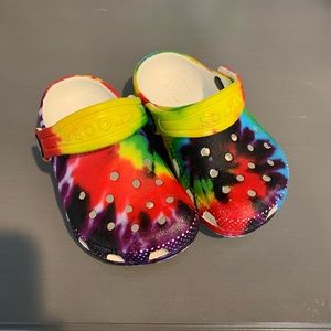 Tie Dye Crocs